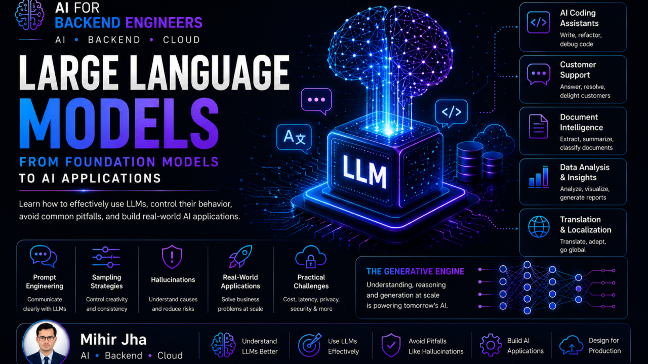 Large Language Models: From Foundation Models to AI Applications Banner
