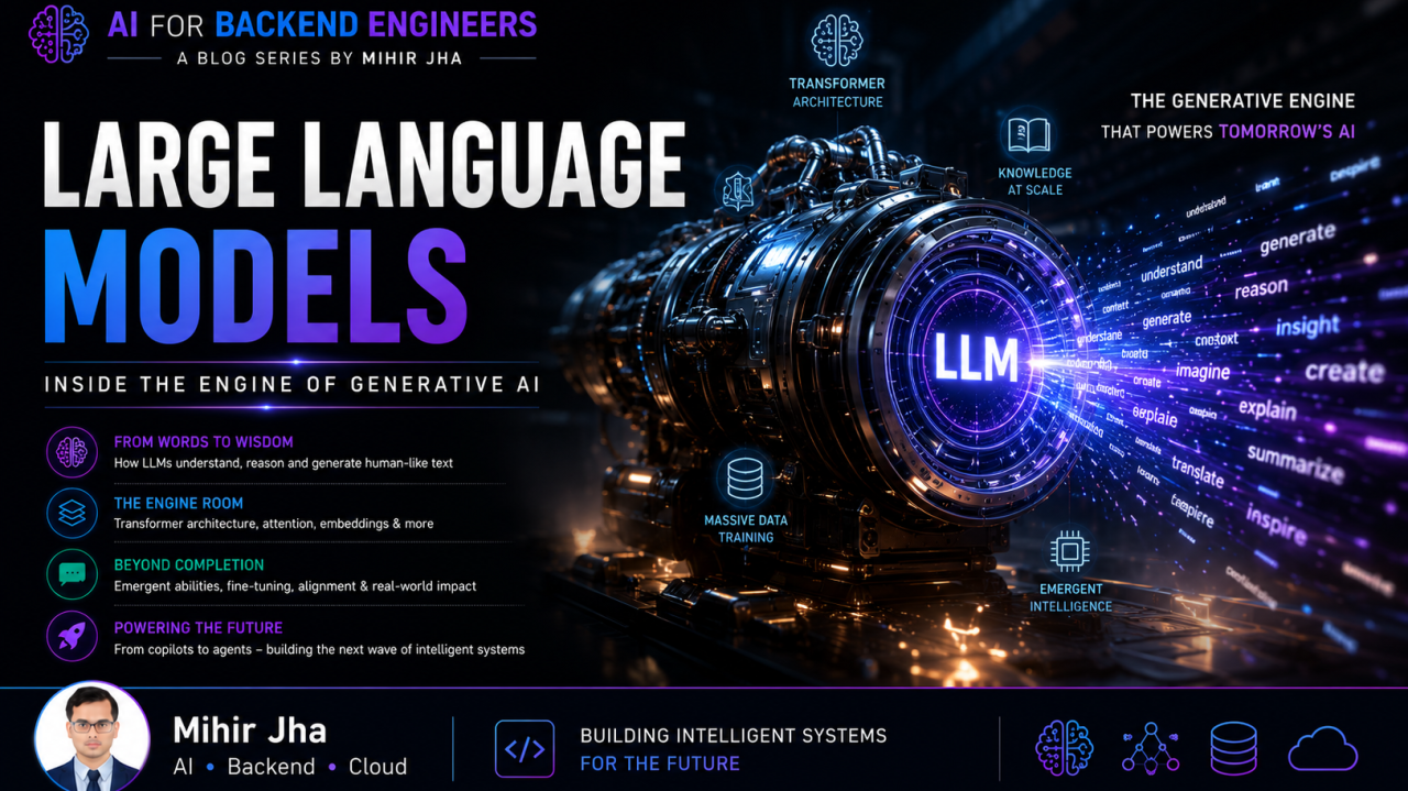 Large Language Models: Inside the Engine of Generative AI Banner